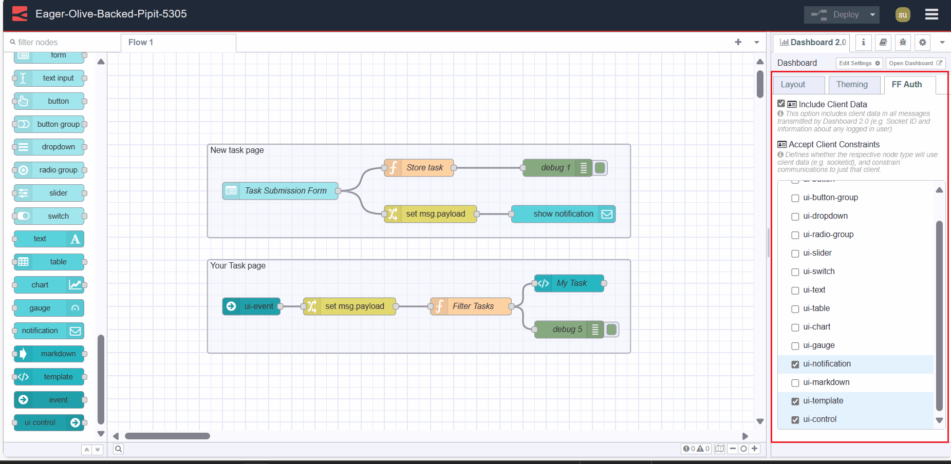 Screenshot displaying FF Auth tab "Screenshot displaying FF Auth tab"